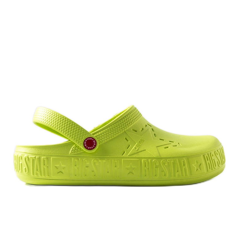 Pantofole Big Star II175005 verdi verde