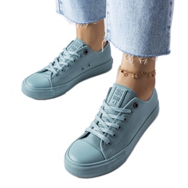Sneakers in tela verde di Big Star LL274019