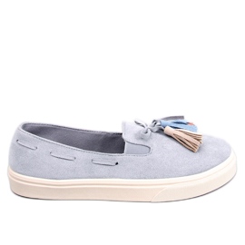 BM Sneakers primaverili Salma Grey con nappine grigio