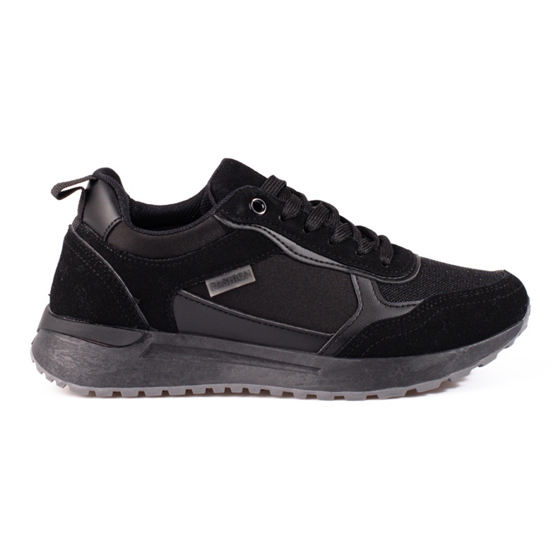 Sneakers da donna Shelovet in camoscio nero