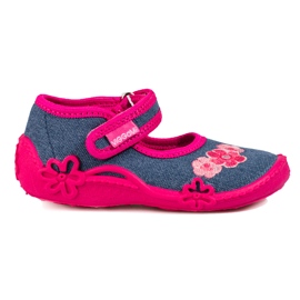 Ciabatte per bambina Viggami Misia Jeans rosa blu