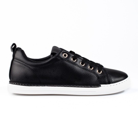 Sneakers classica da donna nera Shelovet nero