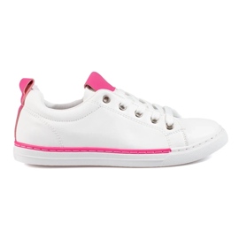 Sneakers classiche da donna bianche Shelovet bianco