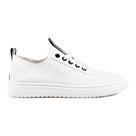 Scarpe sportive traforate Shelovet bianche da donna bianco