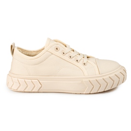 Sneakers beige da donna Shelovet