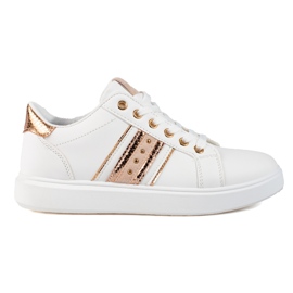 Scarpe sportive da donna classiche bianche Shelovet bianco