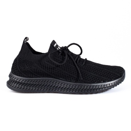 Scarpe sportive da donna in tessuto leggero Shelovet nero