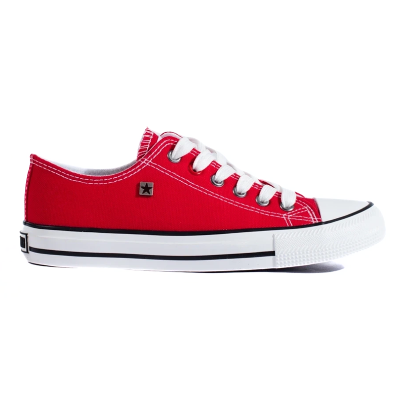 Sneakers classiche rosse Big Star T274020603 rosso
