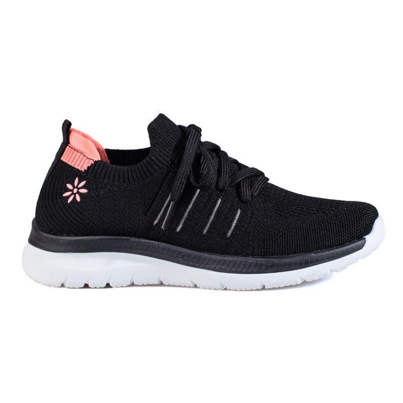 Scarpe sportive stringate classiche nere Shelovet nero