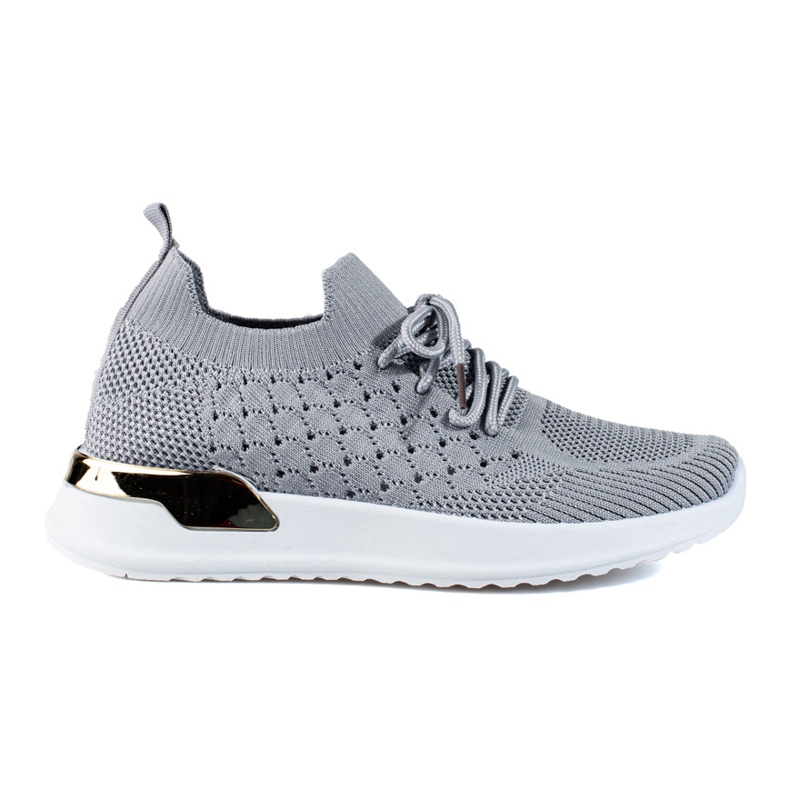 Sneakers traforate grigie di Shelovet grigio