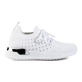 Scarpe sportive traforate bianche Shelovet bianco