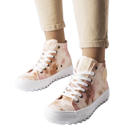 Sneaker Big Star in fantasia beige LL274048