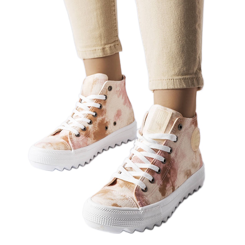 Sneaker Big Star in fantasia beige LL274048