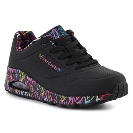 Scarpe Skechers Uno Loving Love 155506-BBK nero