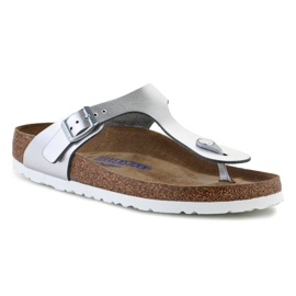 Brinkenstock Infradito Birkenstock Giizeh Argento W 1003675 d'argento