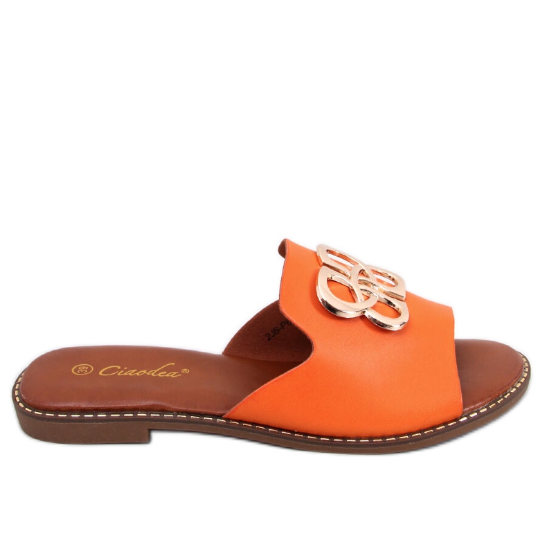 Pantofole da donna Ebony Orange arancia