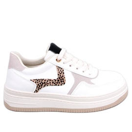 BM Boyd Sneaker bianche con plateau bianco