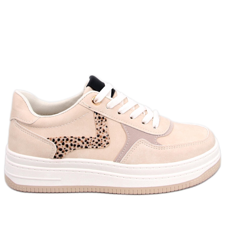 BM Scarpe da ginnastica con plateau di Boyd Beige