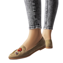 Ballerine decorative Hillcrest verde