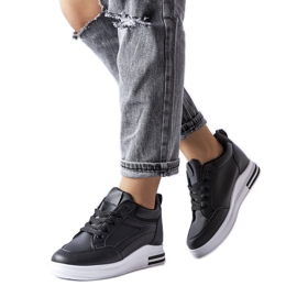 Sneakers Bonevil nere glitterate nero