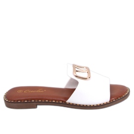 BM Pantofole da donna Tonya White bianco