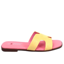 Pantofole da donna Kalani gialle giallo