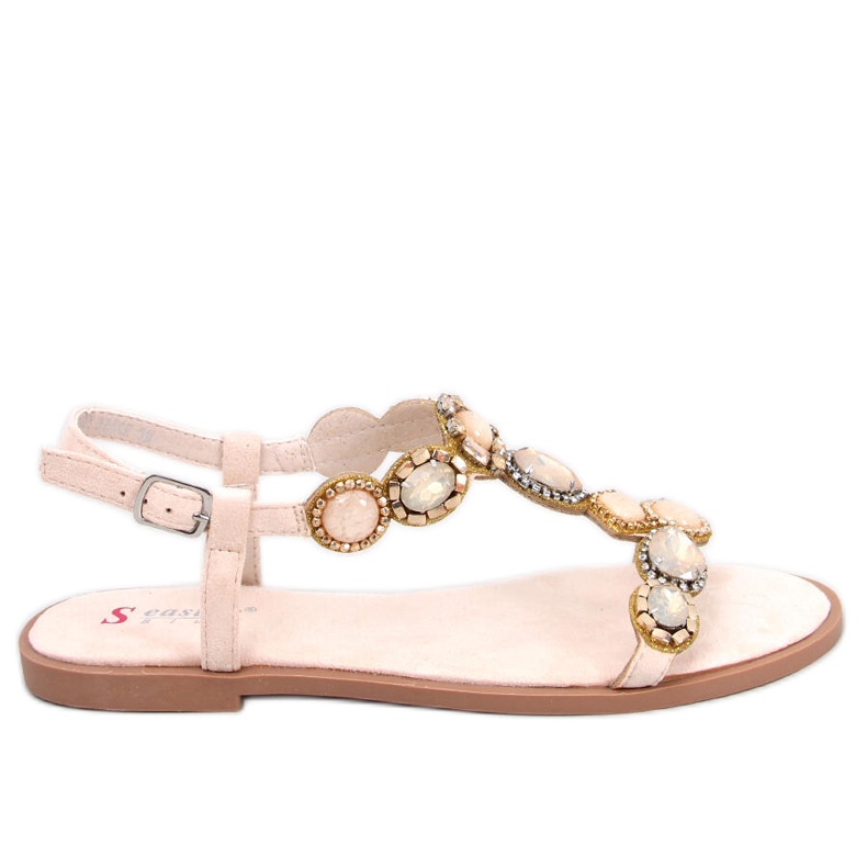 BM Sandali con pietre di Jolene Beige