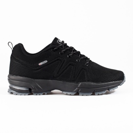 Scarpe sportive da uomo in tessuto DK nere nero
