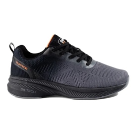Scarpe sportive da donna nere e grigie di DK nero