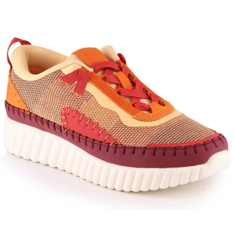 Intermax Comode scarpe sportive da donna sulla piattaforma multicolor Bagatt LL293129 arancia