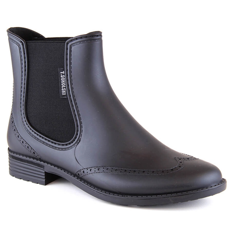 Stivali slip-on impermeabili da donna neri T.Sokolski KAL23-01 nero