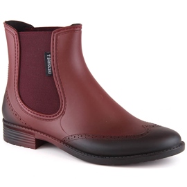 Stivali slip-on impermeabili da donna T.Sokolski KAL23-01 rosso