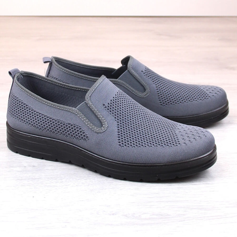 Scarpe slip-on da uomo Grey News 1022 grigio