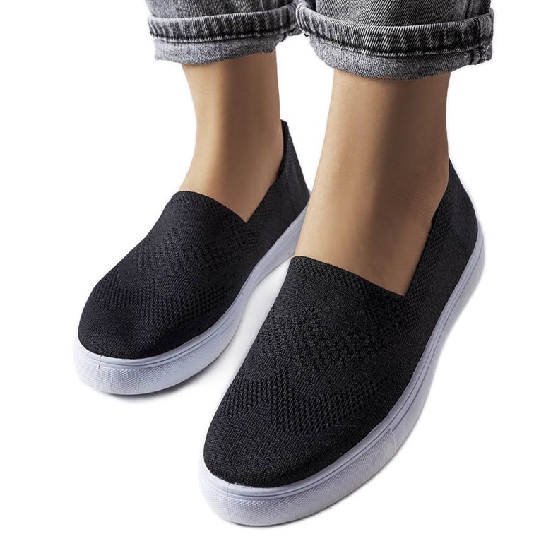 PA1 Sneaker senza lacci di colore nero di D'Aubigné