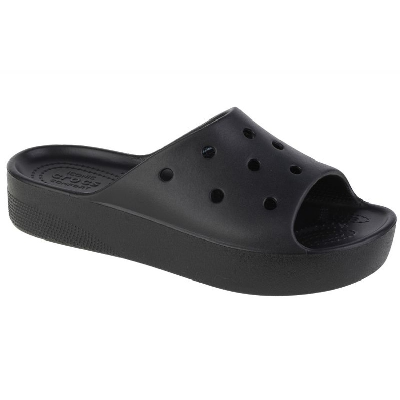 Crocs Classic Platform Slide W 208180-001 nero