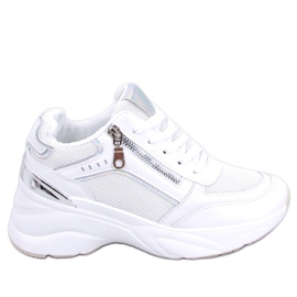 BM Sneakers con zeppa McBride bianche bianco