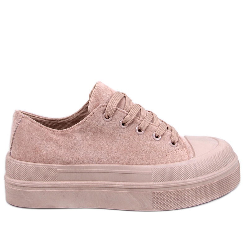 Sneakers con plateau Curtis Khaki beige