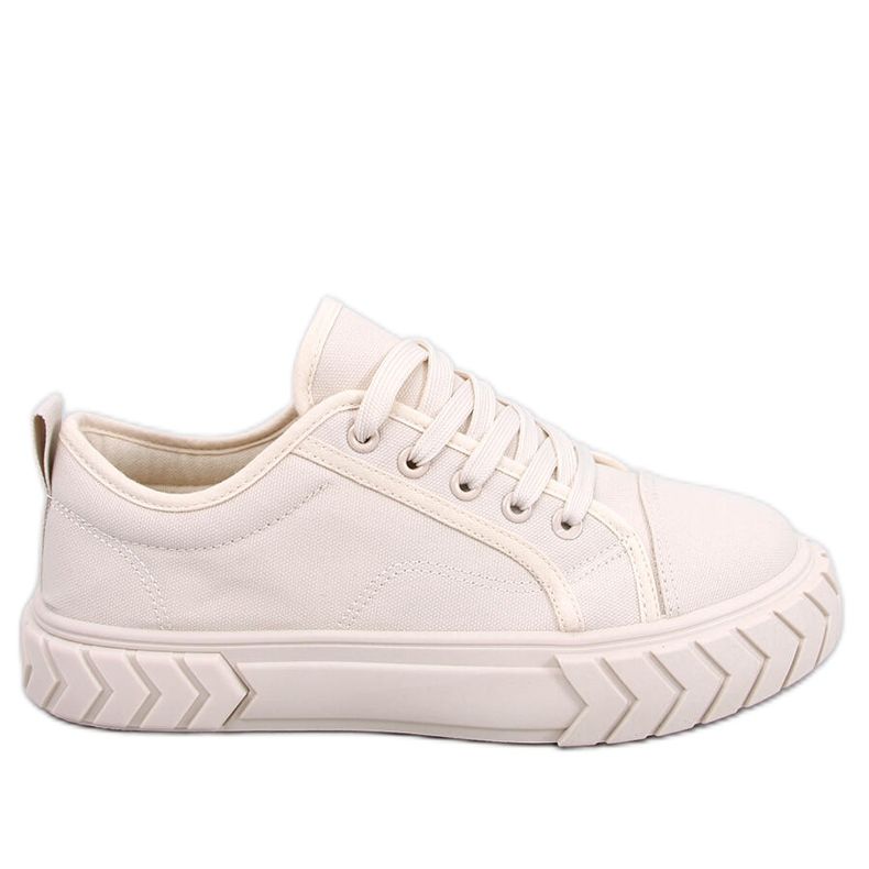 Sneakers con plateau da donna Hampton Beige