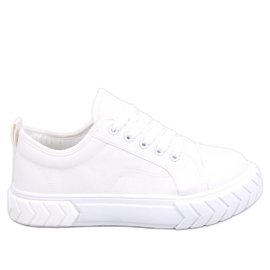 PA1 Sneakers con plateau da donna Hampton White bianco