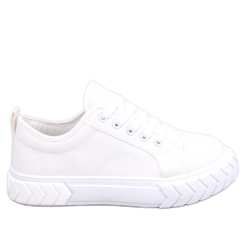 PA1 Sneakers con plateau da donna Hampton White bianca