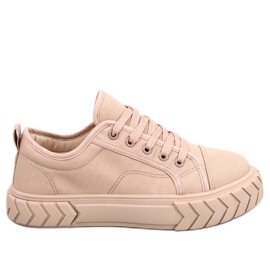 PA1 Sneakers con plateau da donna Hampton Khaki beige