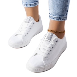 Evento Sneaker classica bianca Ancelote bianco