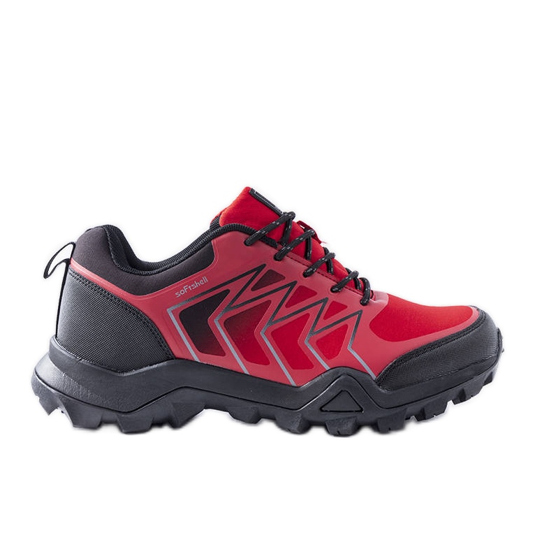 Scarponcini da trekking rossi Delmare rosso
