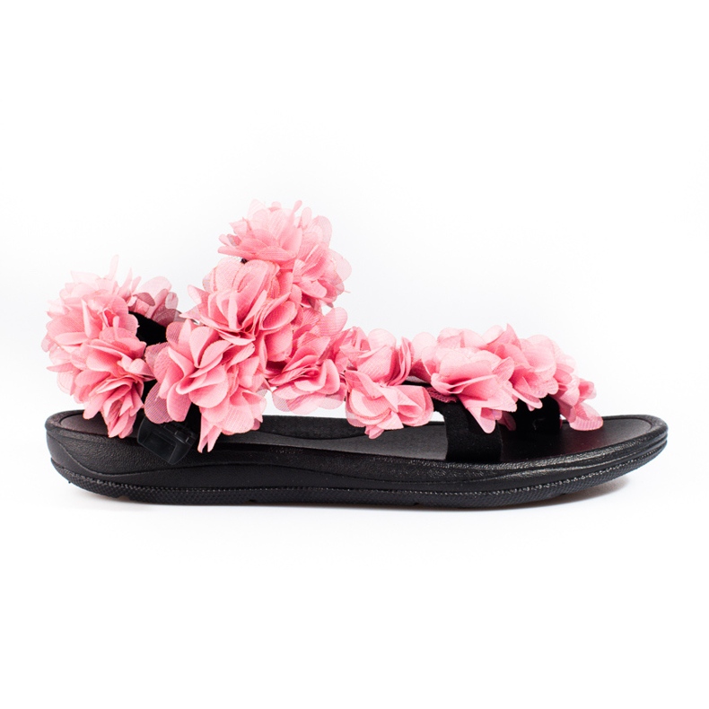 Sandali da donna rosa profumati con velcro Shelovet