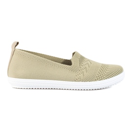 Sneaker slip-on da donna in tessuto Shelovet verde