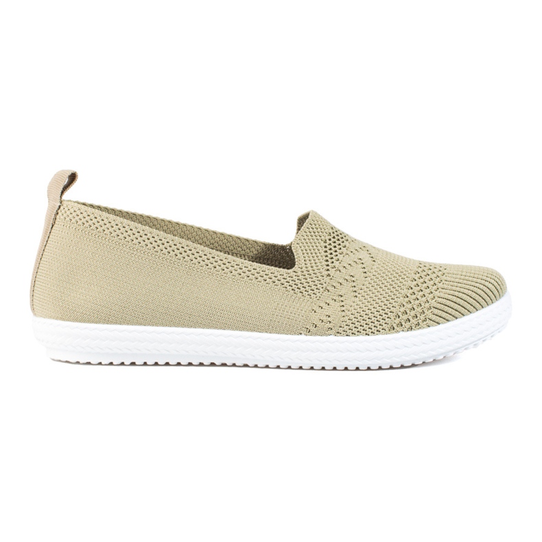 Sneaker slip-on da donna in tessuto Shelovet verde