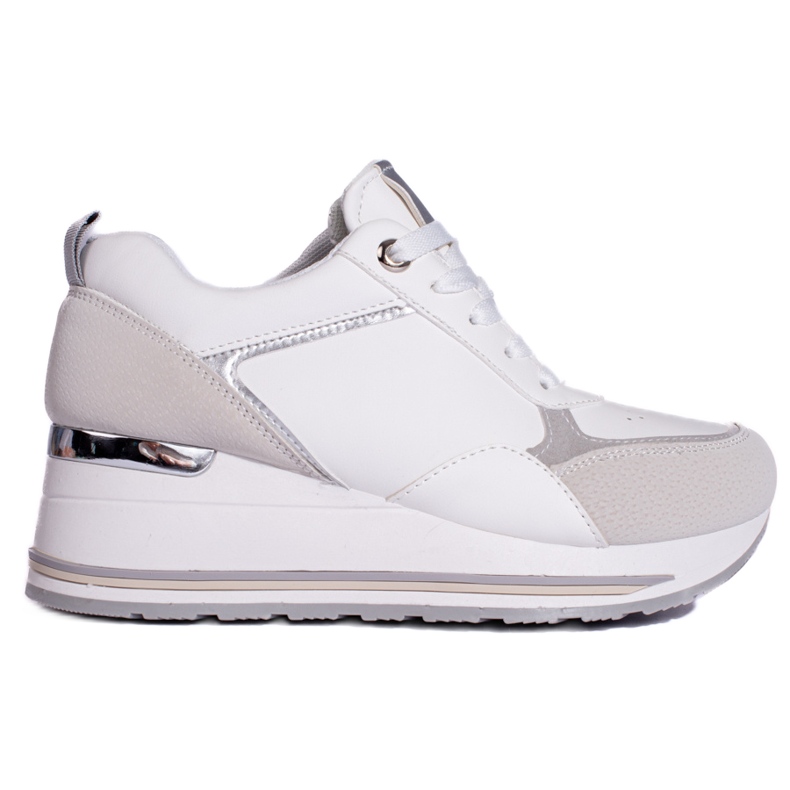 Sneakers con zeppa bianca Shelovet