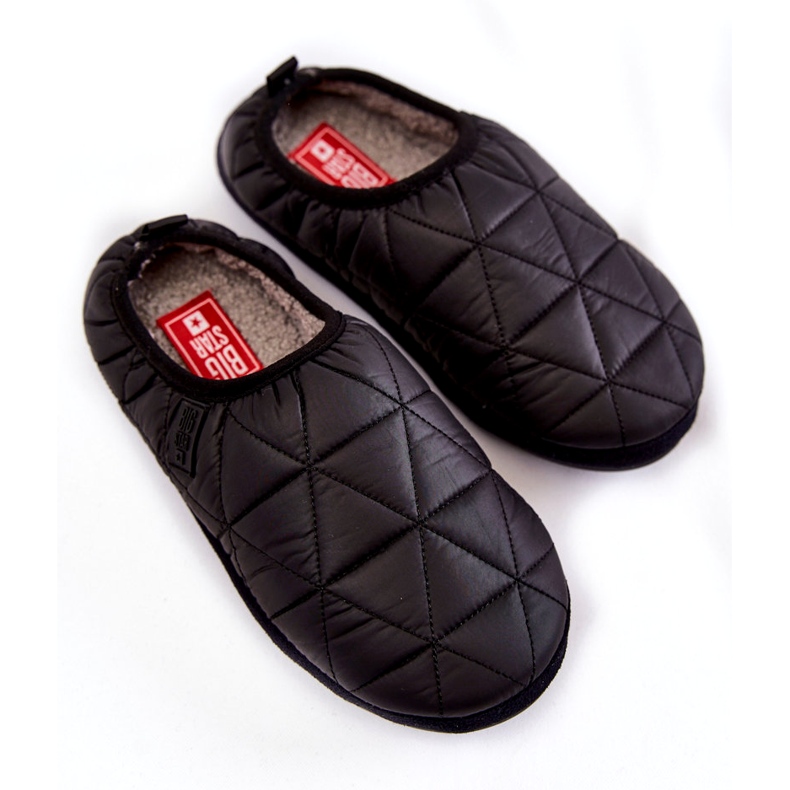 Pantofole isolate da donna Big Star KK274606 Nere nero