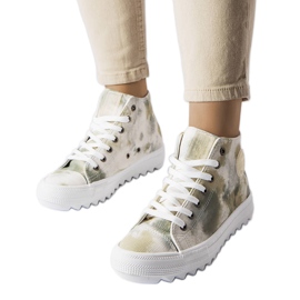 Sneakers Big Star a fantasia verde LL274047