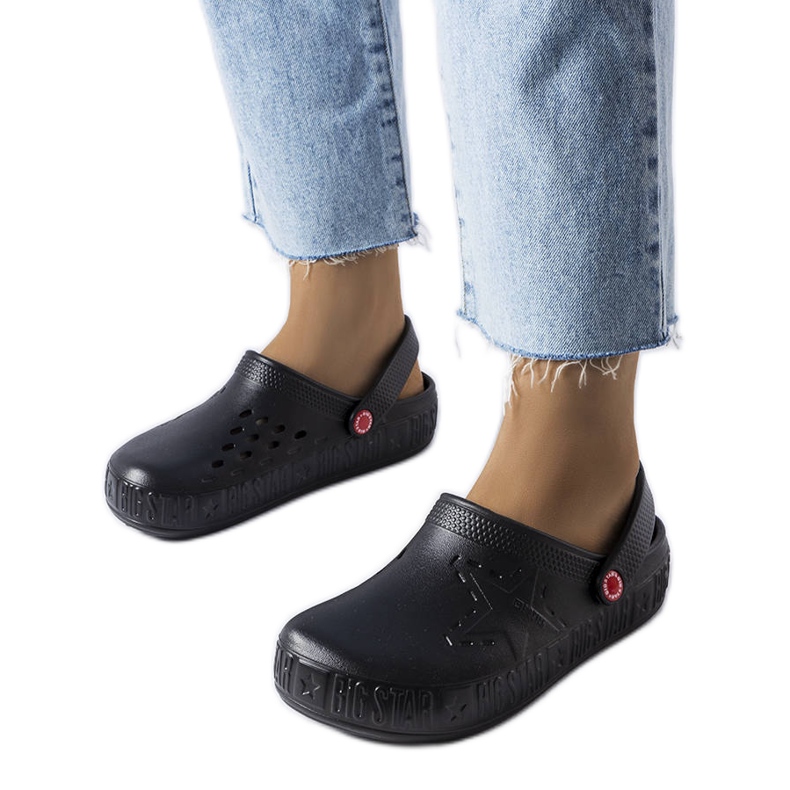 Pantofole Big Star II275001 nere nero